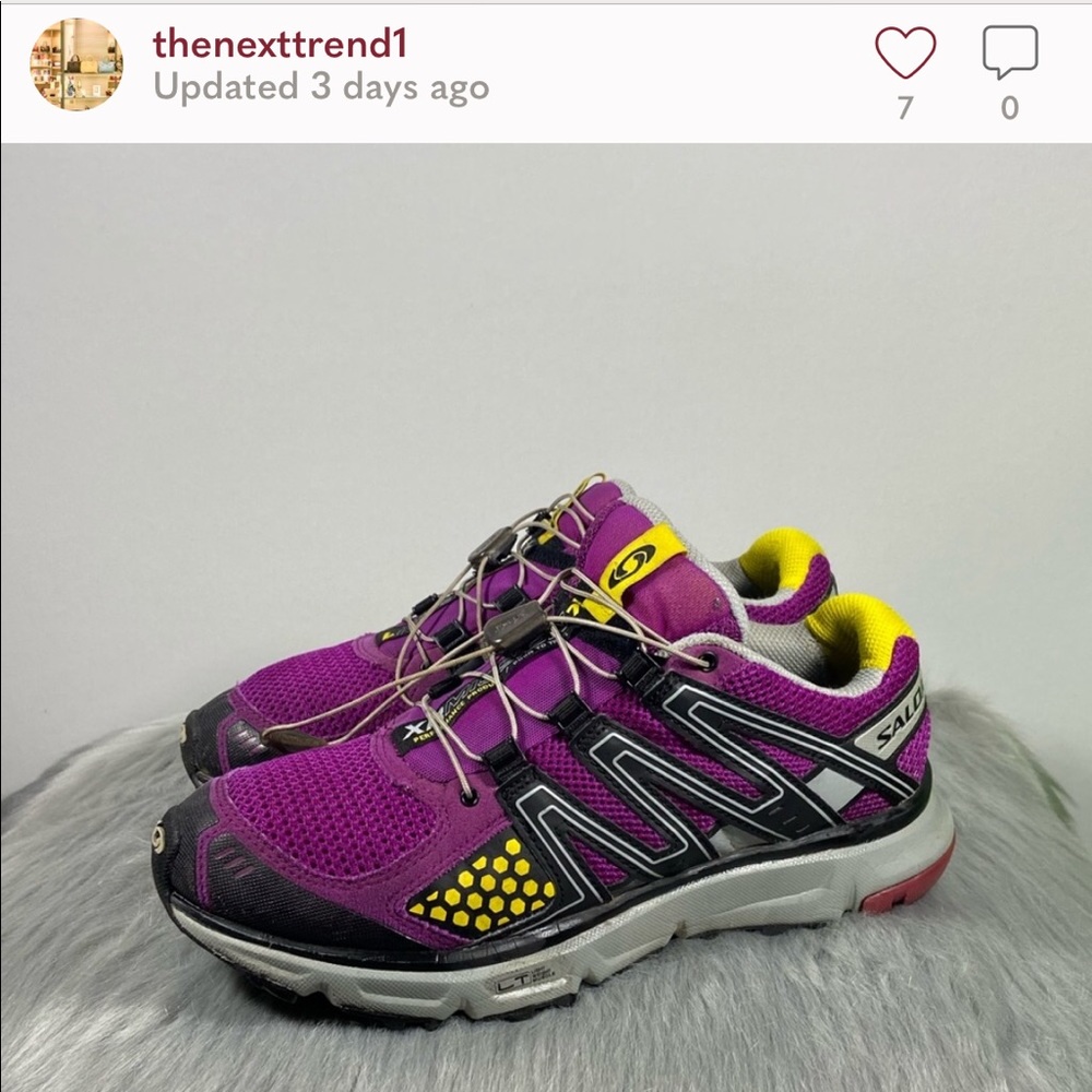 Salomon xr mission 1 purple trail running shoes